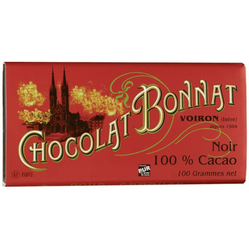 Chocolat Bonnat Noir 100% de cacao