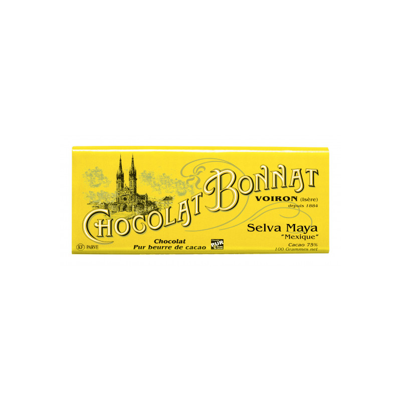Chocolat noir origine Mexique 75% de cacao