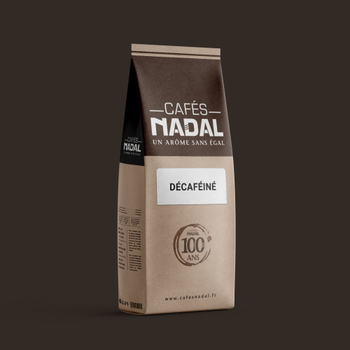 Café en grains décaféiné