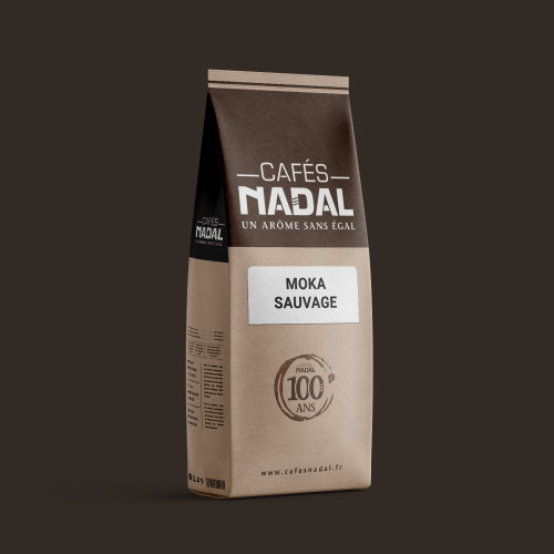Café en grains Moka Sauvage