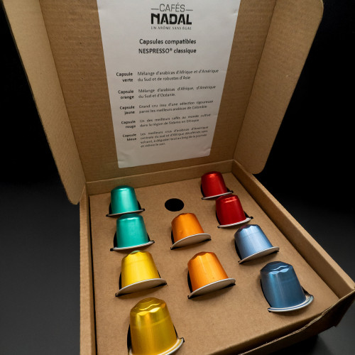 Coffret des capsules Nespresso® Cafés Nadal 2